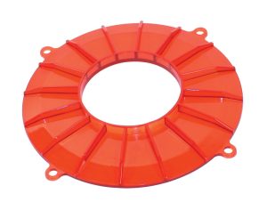 Backing Plate, Finned Red