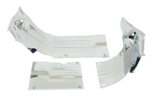 Heater Box Channel Kit, 3 Pieces, Chrome