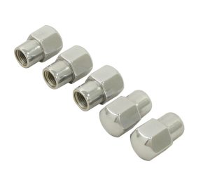 Lug Nuts, Chrome M12-1.5 (For Steel Wheels, Set Of 5)