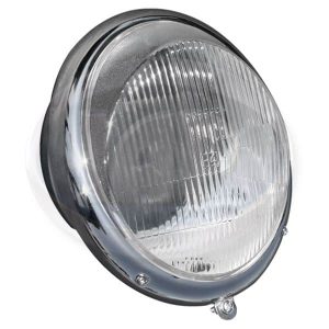 Headlight Assembly w/Porsche Lens To 66, Each