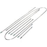 Brake Line Kit, Super Beetle 71/79 Stainless Steel