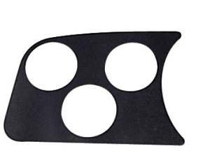 Dash Panel, Left Side 3 Gauge - Black