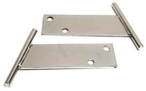 T-Bars, Chrome Steel, Bug 68-73 Pair