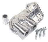 Oil Filter Adapter, W/Nipple, Ports Right