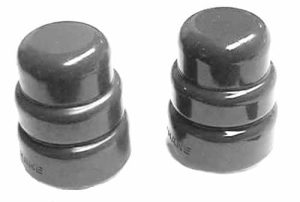 Rear Bump Stop T-2, Pair Black