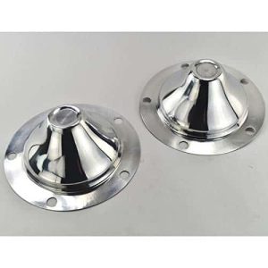 Wheel Caps, Center 5 Lug Aluminum, Pair