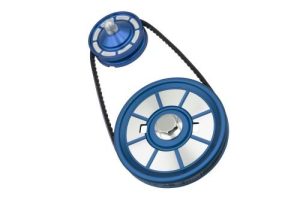 Crankshaft Pulley Kit, Blue Anodized W/Timing Marks