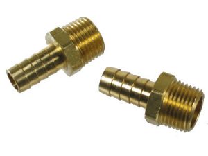 Oil Hose Fitting, 1/2 X 1/2 Barb