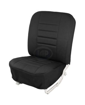 Seat Cover Set, Front & Rear Black Neoprene, T-1 1958-67
